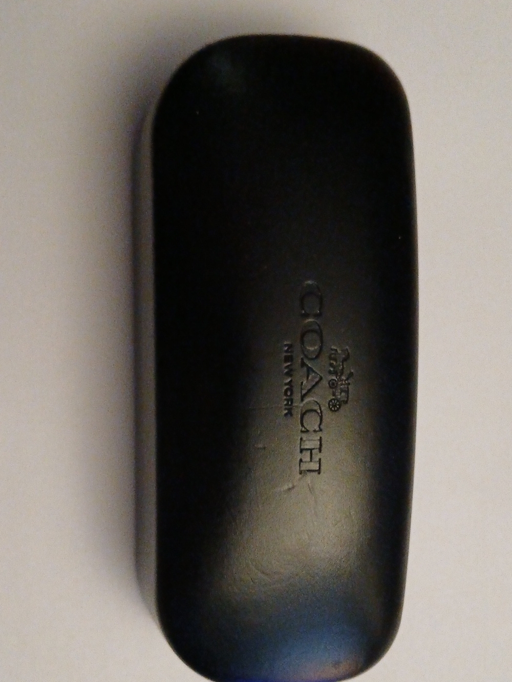 COACH Hard Sunglass Black Leather Case